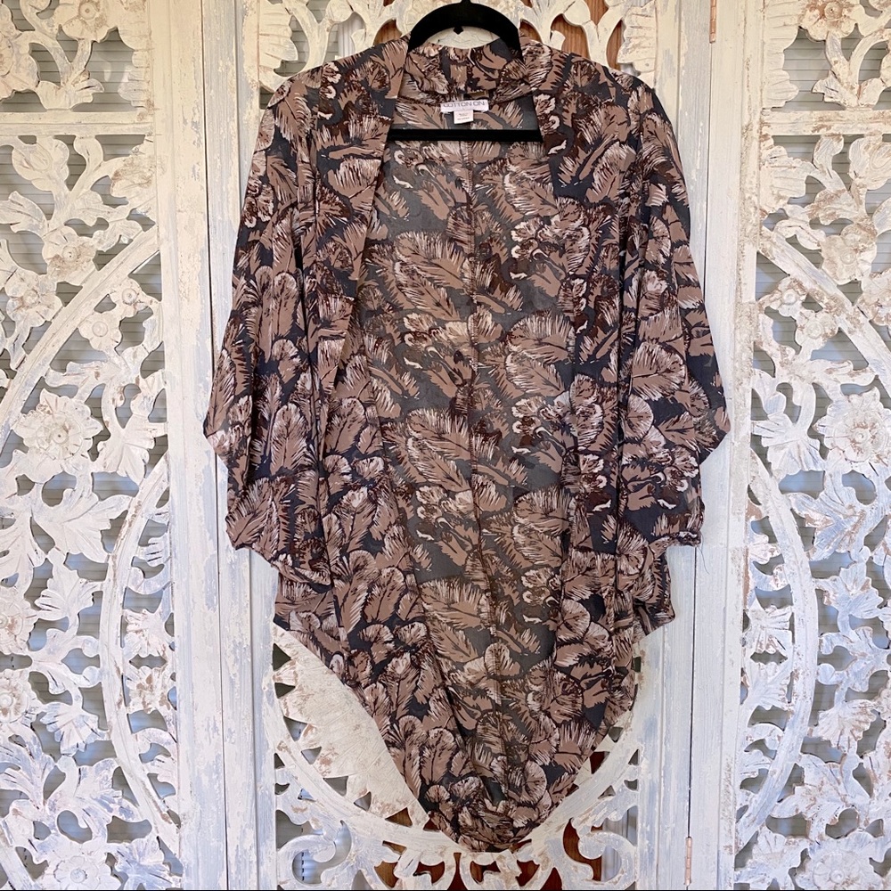 Cotton On Kimono Feathers size L